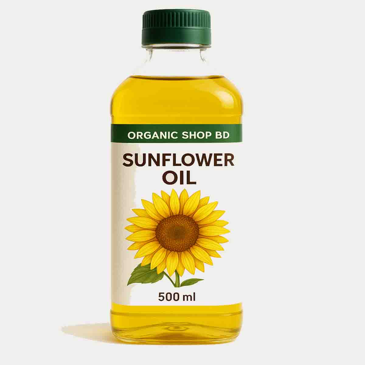 Organic Extra Virgin – Cold Pressed & Healthy Sunflower Oil 500 ml